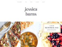 Tablet Screenshot of jessicaburns.com